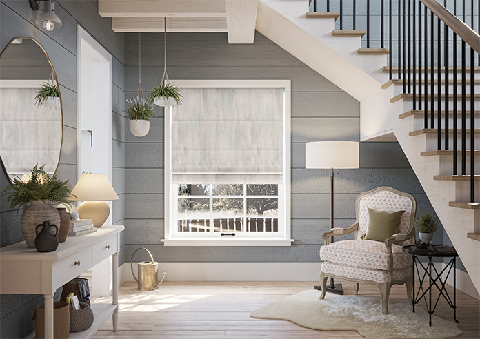 Waterfall, Greige - Twist&Fit Roman Blind - Image 8